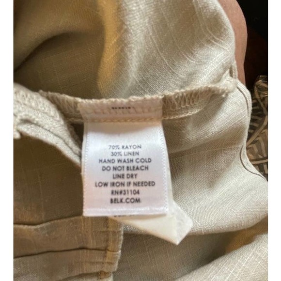 Liz Claiborne Fabric & Leather Purse Handbag Tropical Print Shoulder Bag - Picture 5 of 5